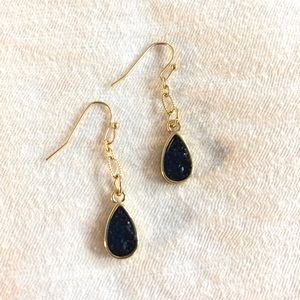Dark Blue Faux Geode Earrings (Target)